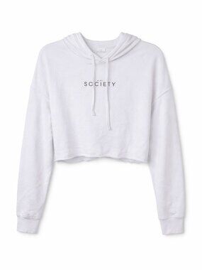BNWT La Jet Society Cropped hoodie - Size Medium Retail $65